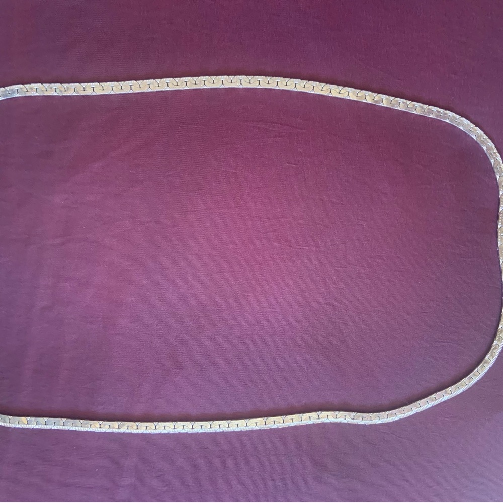 Silver Full Sideways necklace